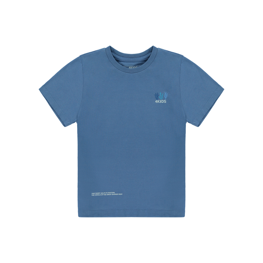 4KIDS Reef T-shirt Blue Front