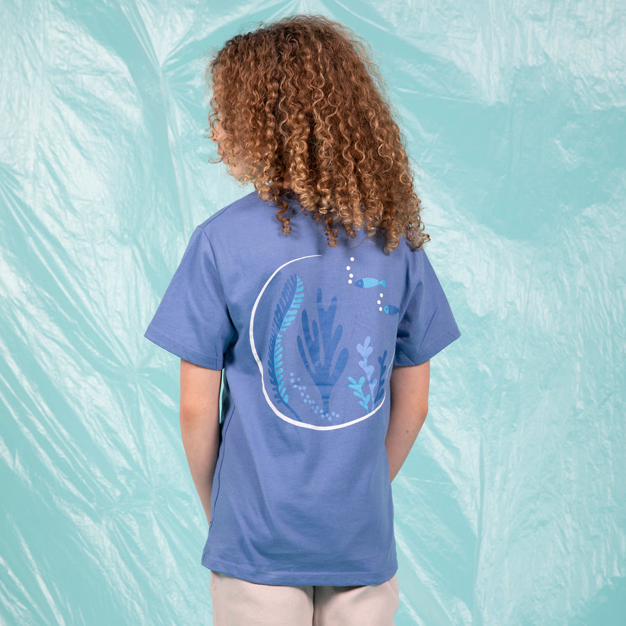 4KIDS Reef T-shirt Blue Back 