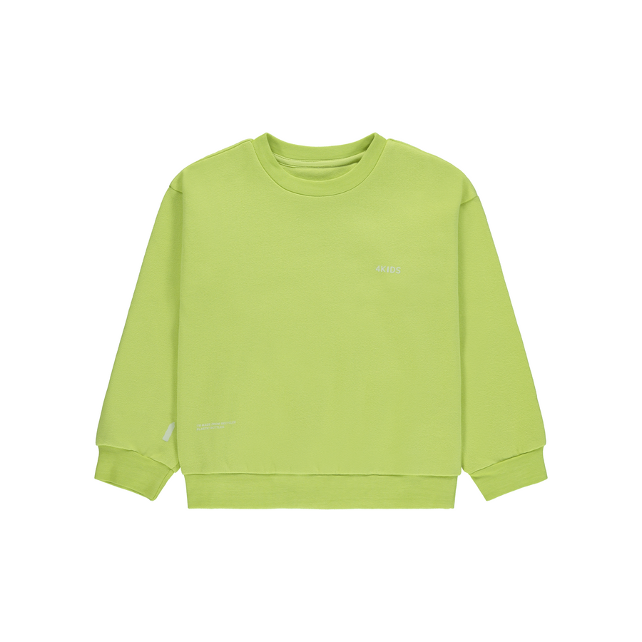 4kids-Lime-sweatshirt-sustainable-kids-clothing-canada