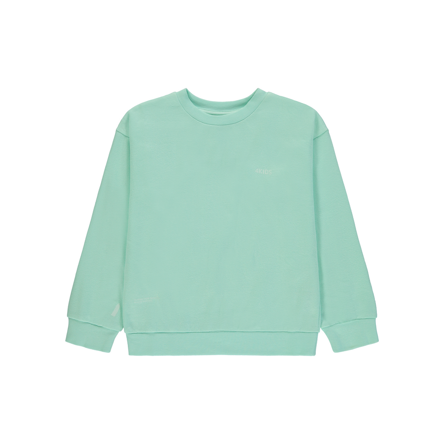 4kids-Turquoise-sweatshirt-sustainable-kids-clothing-canada
